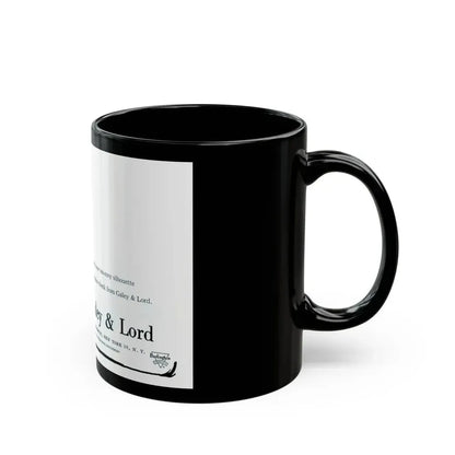 Galey & Lord, 1959 - Black Coffee Mug - Go Mug Yourself