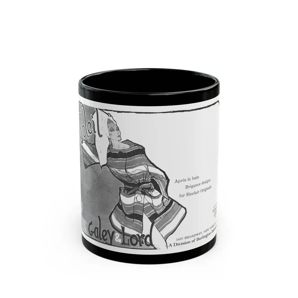 Galey & Lord, 1960 - Black Coffee Mug 11oz - Go Mug Yourself