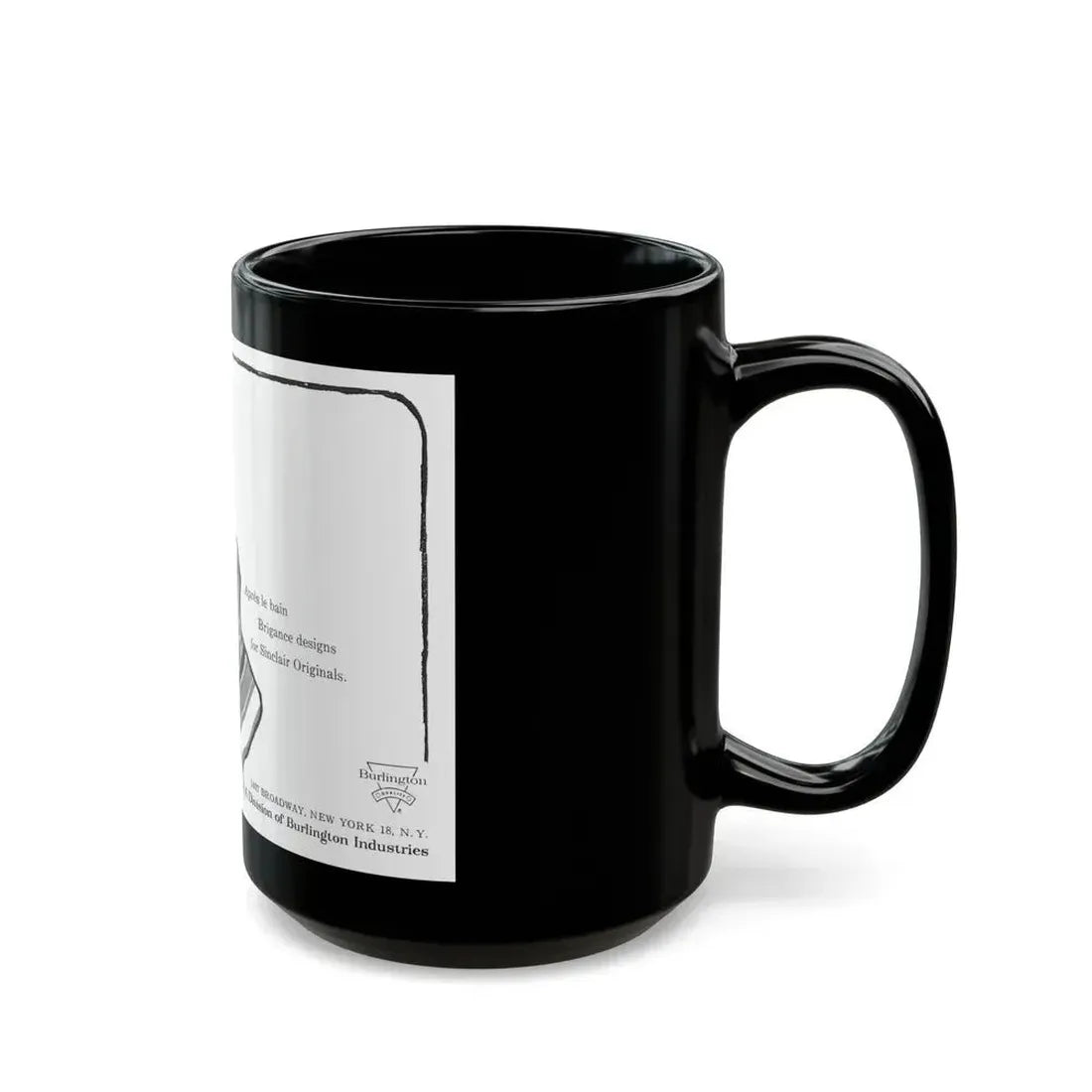 Galey & Lord, 1960 - Black Coffee Mug - Go Mug Yourself