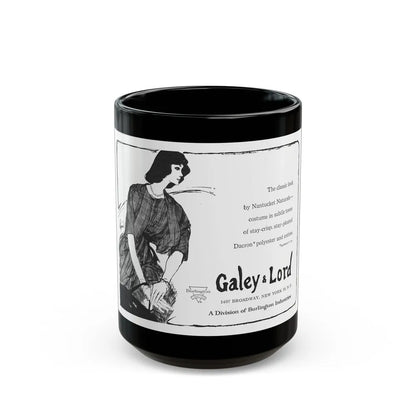 Galey & Lord, 1962 - Black Coffee Mug-15oz-Go Mug Yourself