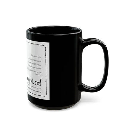 Galey & Lord, 1962 - Black Coffee Mug - Go Mug Yourself