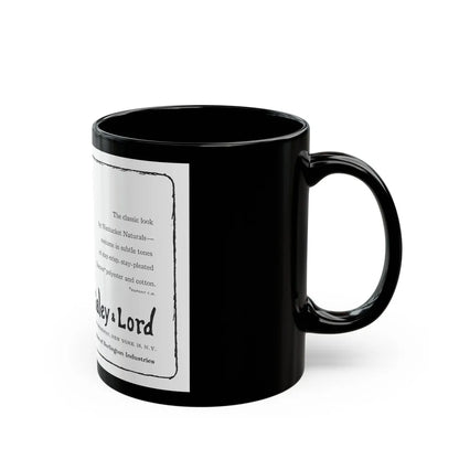 Galey & Lord, 1962 - Black Coffee Mug-Go Mug Yourself