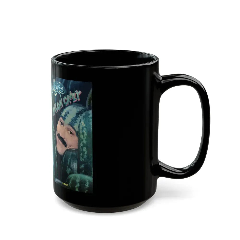 GALLAGER MELON CRAZY (VHS COVER) - Black Coffee Mug - Go Mug Yourself