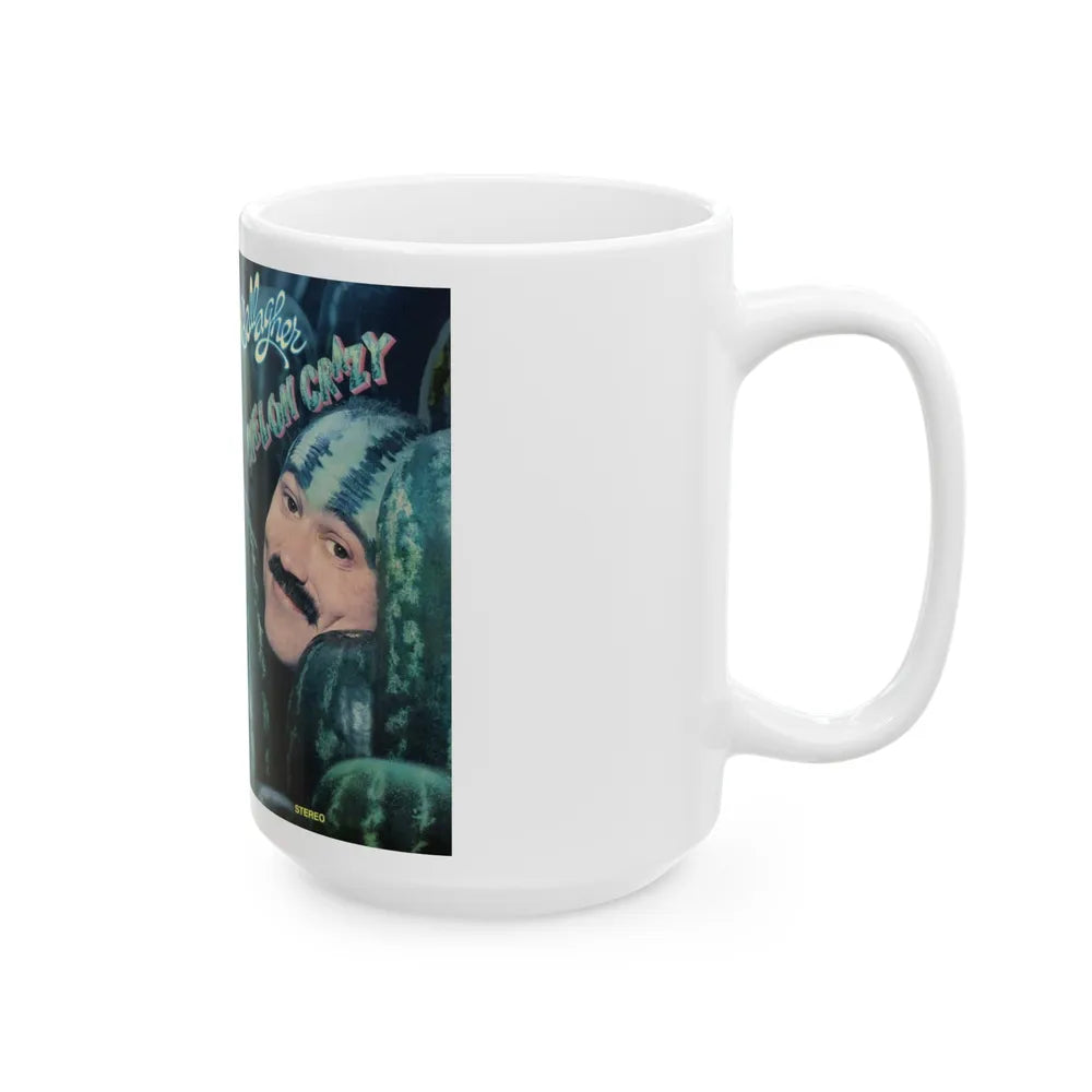 GALLAGER MELON CRAZY (VHS COVER) - White Coffee Mug-Go Mug Yourself