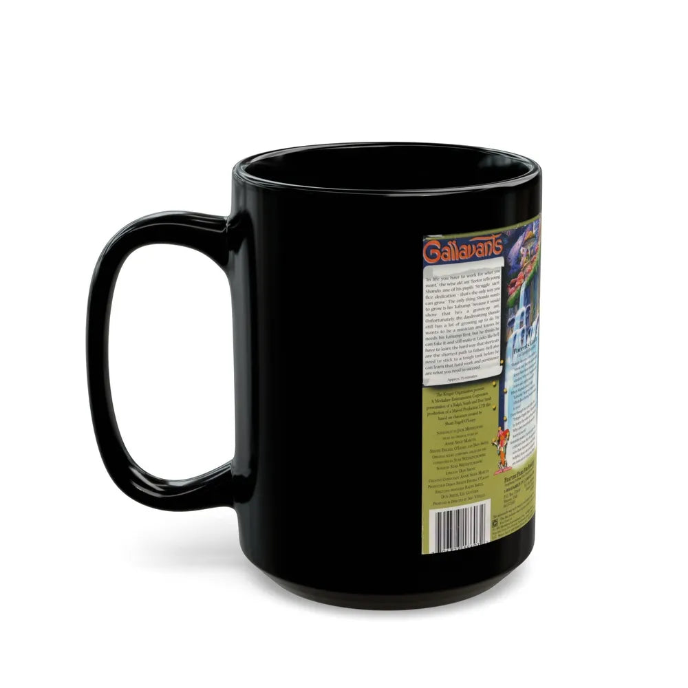 GALLAVANTS (VHS COVER) - Black Coffee Mug-Go Mug Yourself