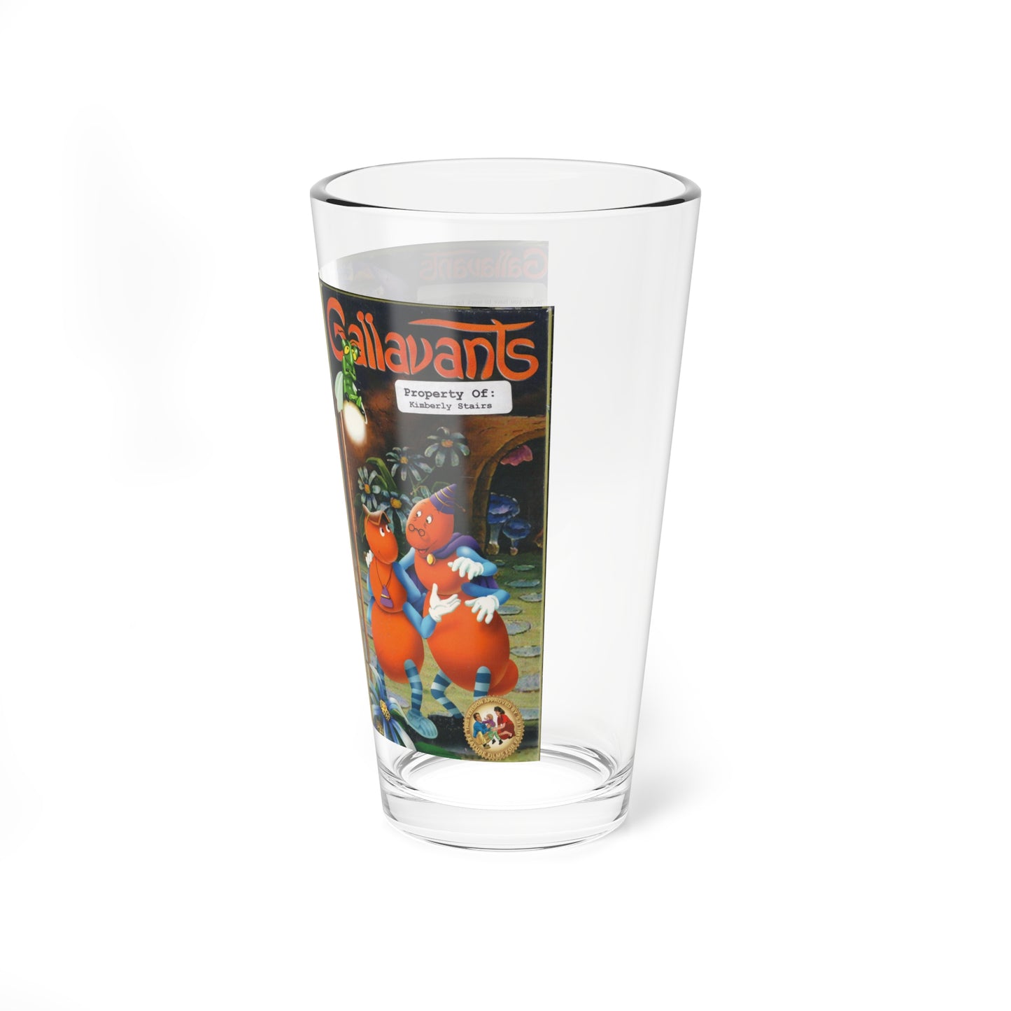 GALLAVANTS (VHS COVER) Pint Glass 16oz-Go Mug Yourself