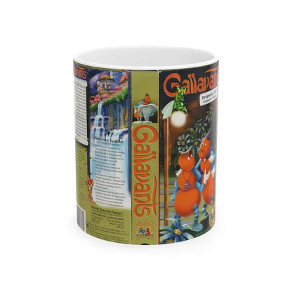GALLAVANTS (VHS COVER) - White Coffee Mug 11oz - Go Mug Yourself