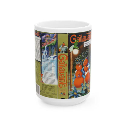 GALLAVANTS (VHS COVER) - White Coffee Mug-15oz-Go Mug Yourself