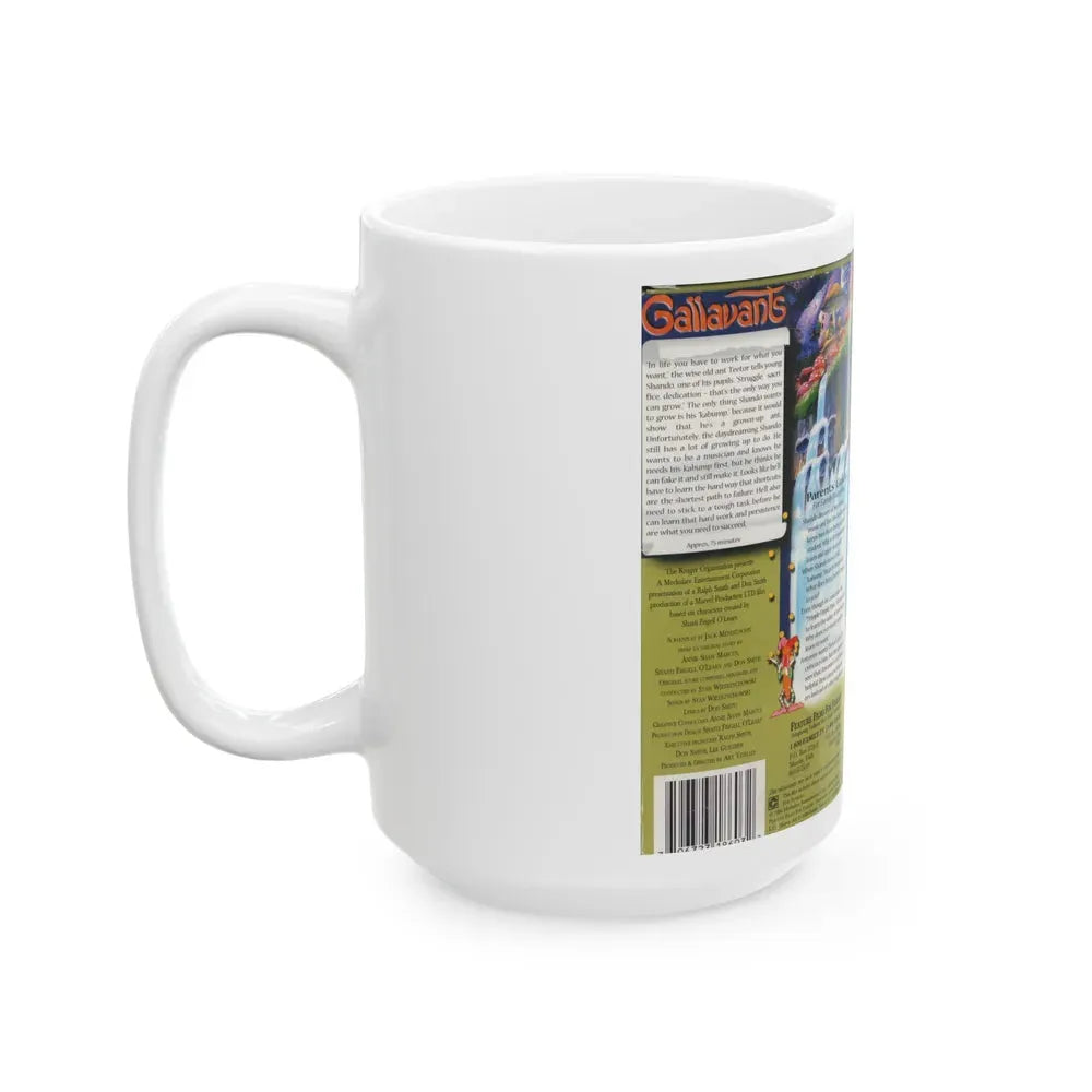 GALLAVANTS (VHS COVER) - White Coffee Mug - Go Mug Yourself