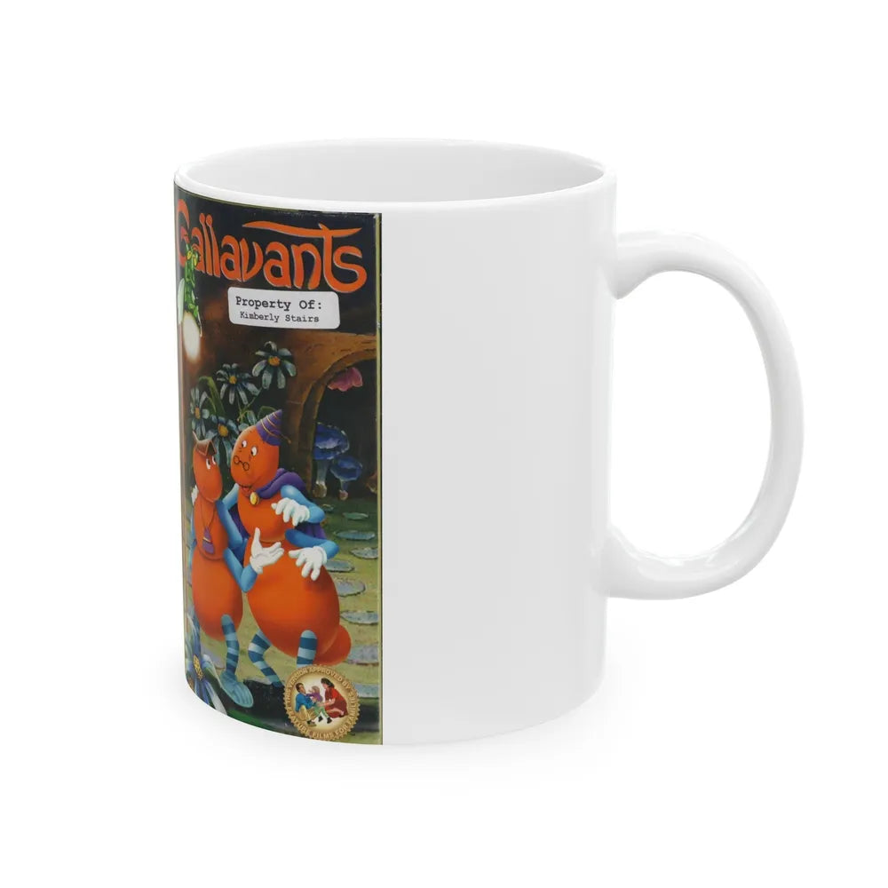 GALLAVANTS (VHS COVER) - White Coffee Mug-Go Mug Yourself