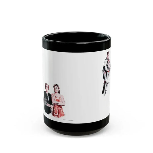 Galley-slave Gerrity, Woman's Day, March 1946 - Black Coffee Mug 15oz - Go Mug Yourself