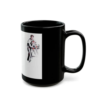 Galley-slave Gerrity, Woman's Day, March 1946 - Black Coffee Mug - Go Mug Yourself