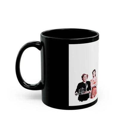 Galley-slave Gerrity, Woman's Day, March 1946 - Black Coffee Mug - Go Mug Yourself