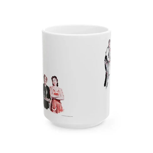Galley-slave Gerrity, Woman's Day, March 1946 - White Coffee Mug 15oz - Go Mug Yourself