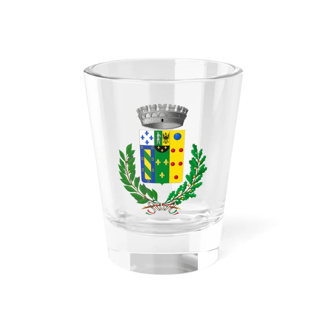 Gallodoro-Stemma (Italy) (Coat of Arms) Shot Glass 1.5oz 1.5oz - Go Mug Yourself