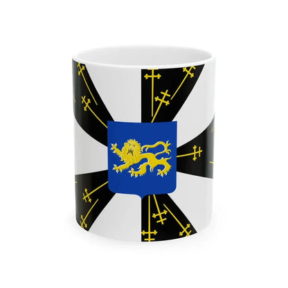 Galmaarden vlag (Belgium) White Coffee Mug 11oz - Go Mug Yourself