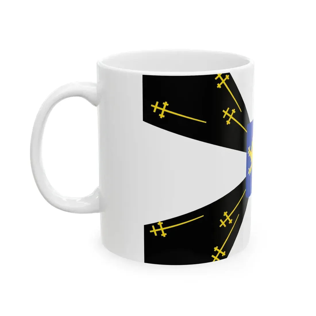Galmaarden vlag (Belgium) White Coffee Mug - Go Mug Yourself