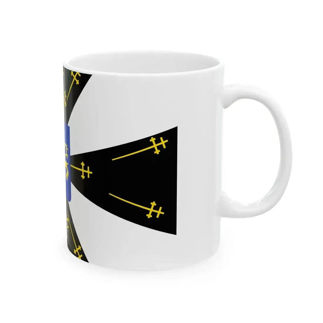 Galmaarden vlag (Belgium) White Coffee Mug - Go Mug Yourself