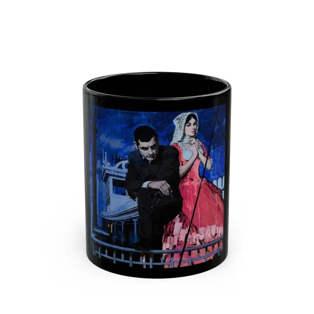 Gambler's Girl, The Saturday Evening Post, March 26, 1960 - Black Coffee Mug 11oz - Go Mug Yourself