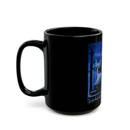Gambler's Girl, The Saturday Evening Post, March 26, 1960 - Black Coffee Mug - Go Mug Yourself