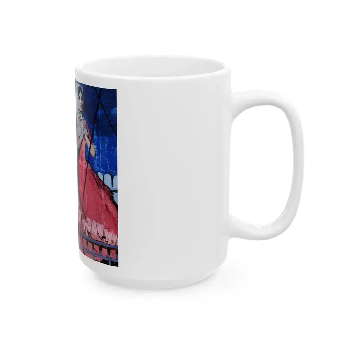 Gambler's Girl, The Saturday Evening Post, March 26, 1960 - White Coffee Mug - Go Mug Yourself