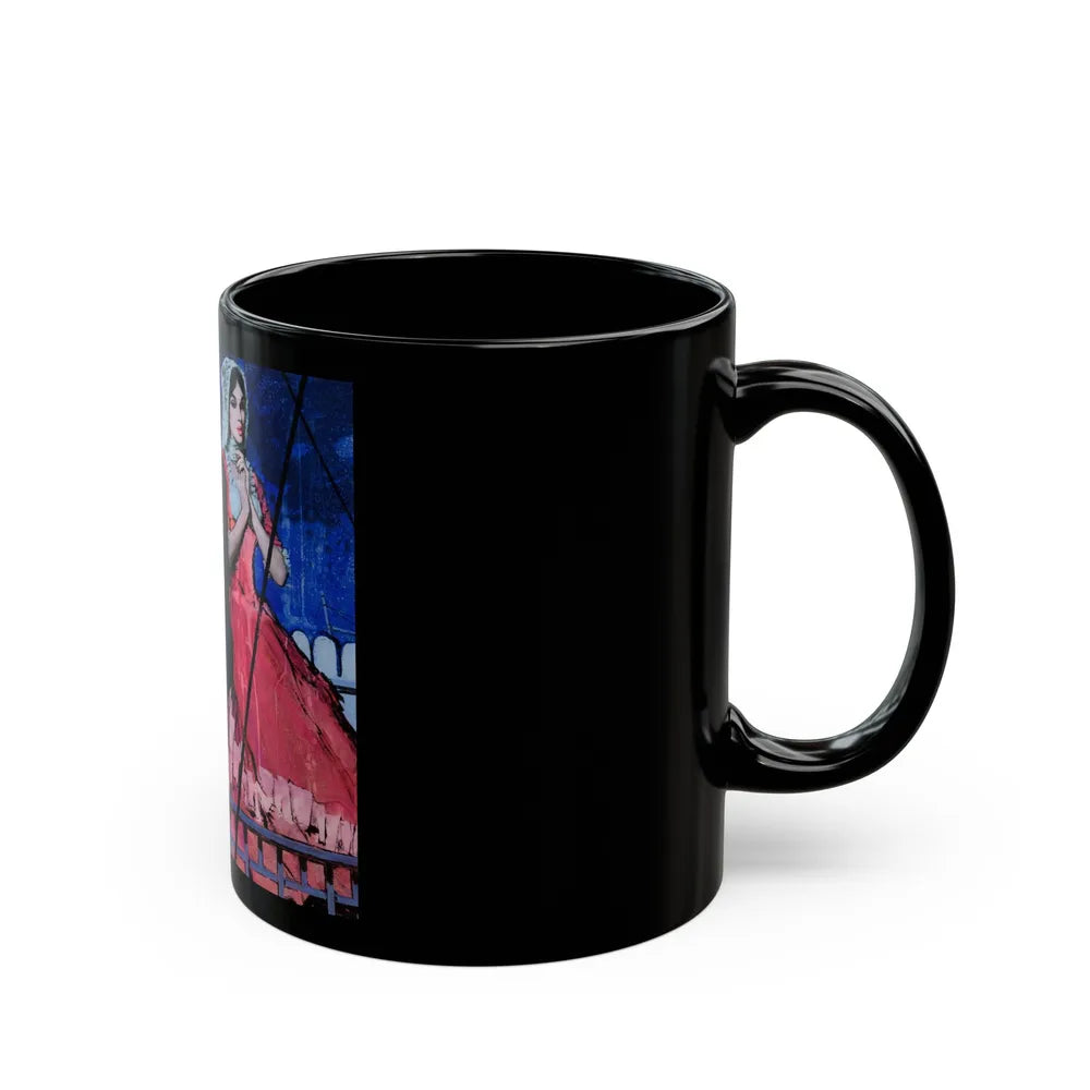 Gambler's Girl, The Saturday Evening Post, March 26, 1960 - Black Coffee Mug-Go Mug Yourself