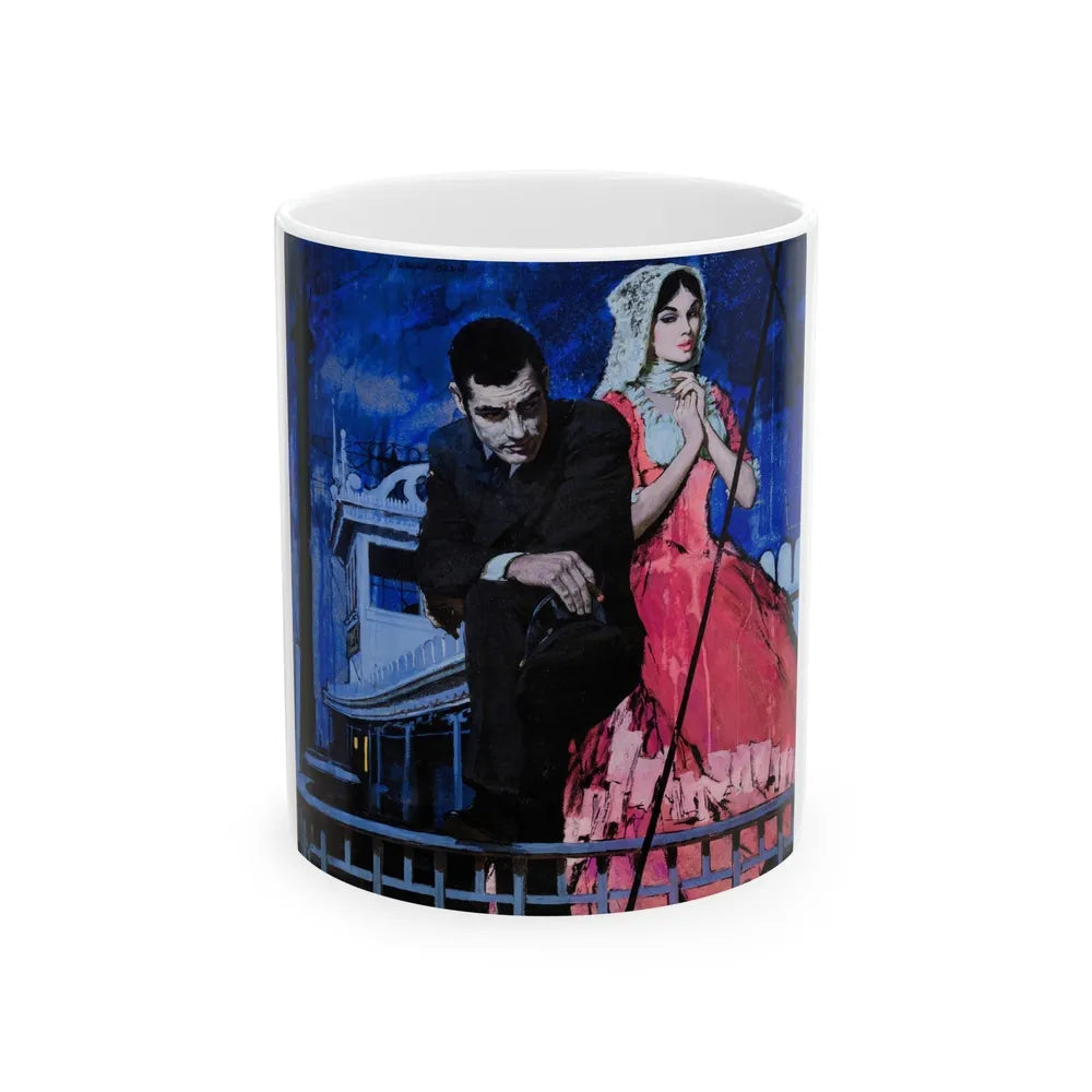 Gambler's Girl, The Saturday Evening Post, March 26, 1960 - White Coffee Mug-11oz-Go Mug Yourself