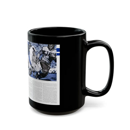 Game Day, Saturday Evening Post, December 9, 1939 - Black Coffee Mug-Go Mug Yourself