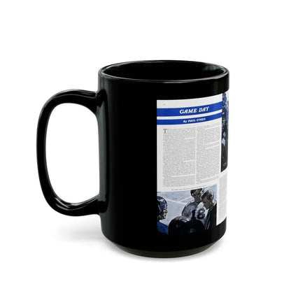Game Day, Saturday Evening Post, December 9, 1939 - Black Coffee Mug - Go Mug Yourself