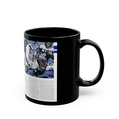 Game Day, Saturday Evening Post, December 9, 1939 - Black Coffee Mug - Go Mug Yourself