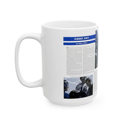 Game Day, Saturday Evening Post, December 9, 1939 - White Coffee Mug - Go Mug Yourself