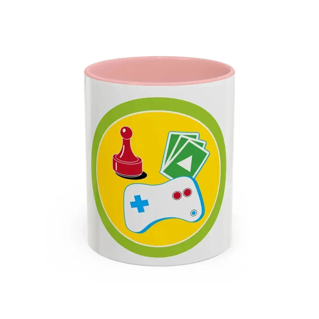 Game Design (Boy Scout Merit Badge) Accent Coffee Mug 11oz Pink - Go Mug Yourself