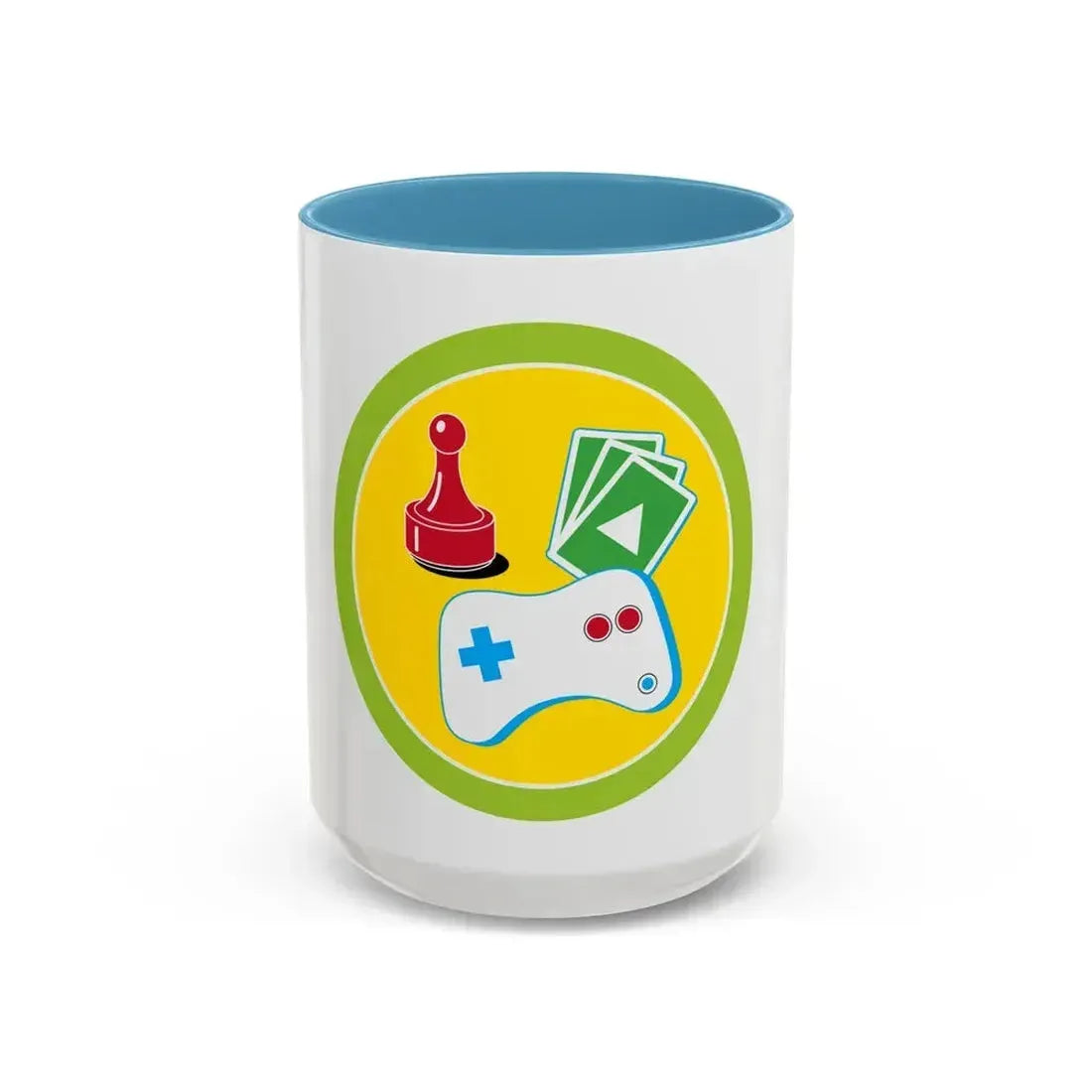 Game Design (Boy Scout Merit Badge) Accent Coffee Mug 15oz Light Blue - Go Mug Yourself