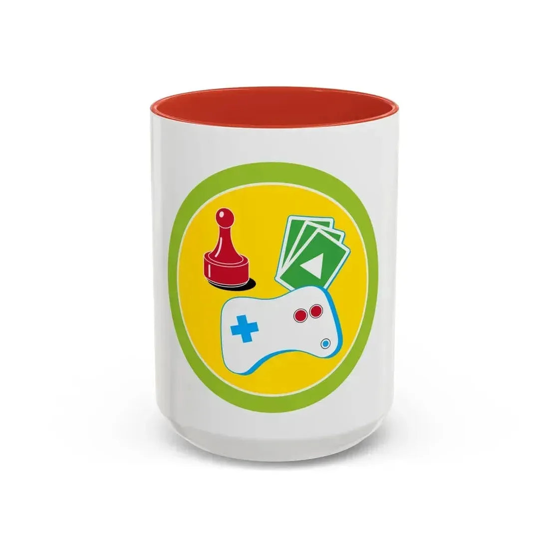 Game Design (Boy Scout Merit Badge) Accent Coffee Mug 15oz Red - Go Mug Yourself
