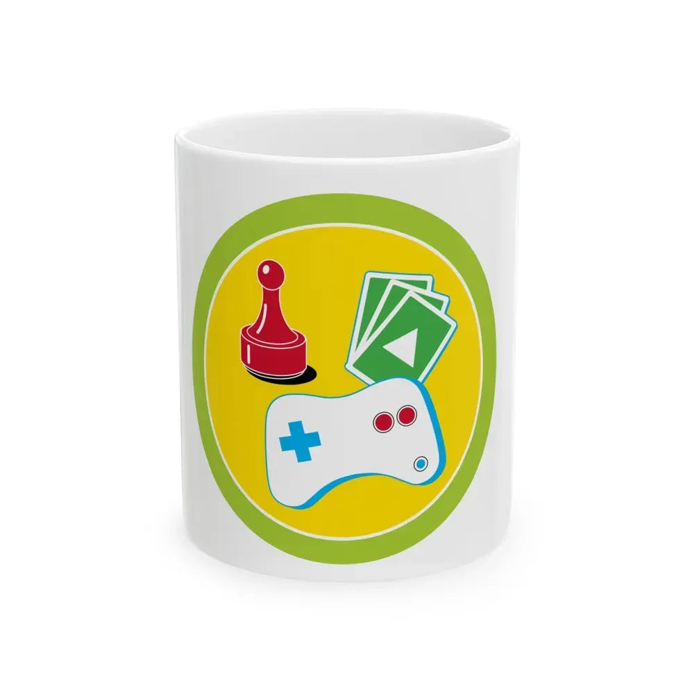 Game Design (Boy Scout Merit Badge) White Coffee Mug 11oz - Go Mug Yourself