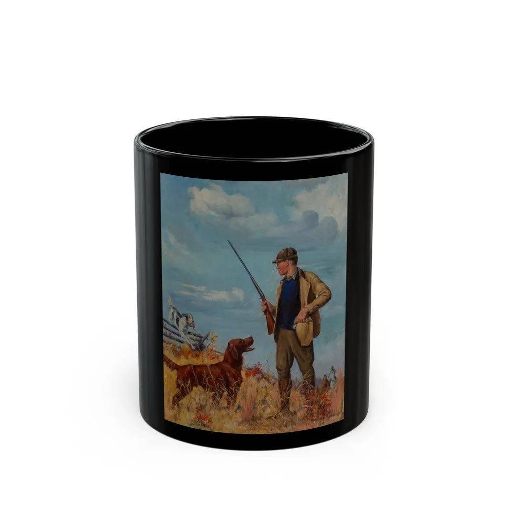 Game Laws, Field & Stream magazine cover, November 1933 - Black Coffee Mug-11oz-Go Mug Yourself