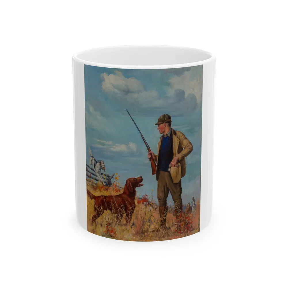 Game Laws, Field & Stream magazine cover, November 1933 - White Coffee Mug-11oz-Go Mug Yourself