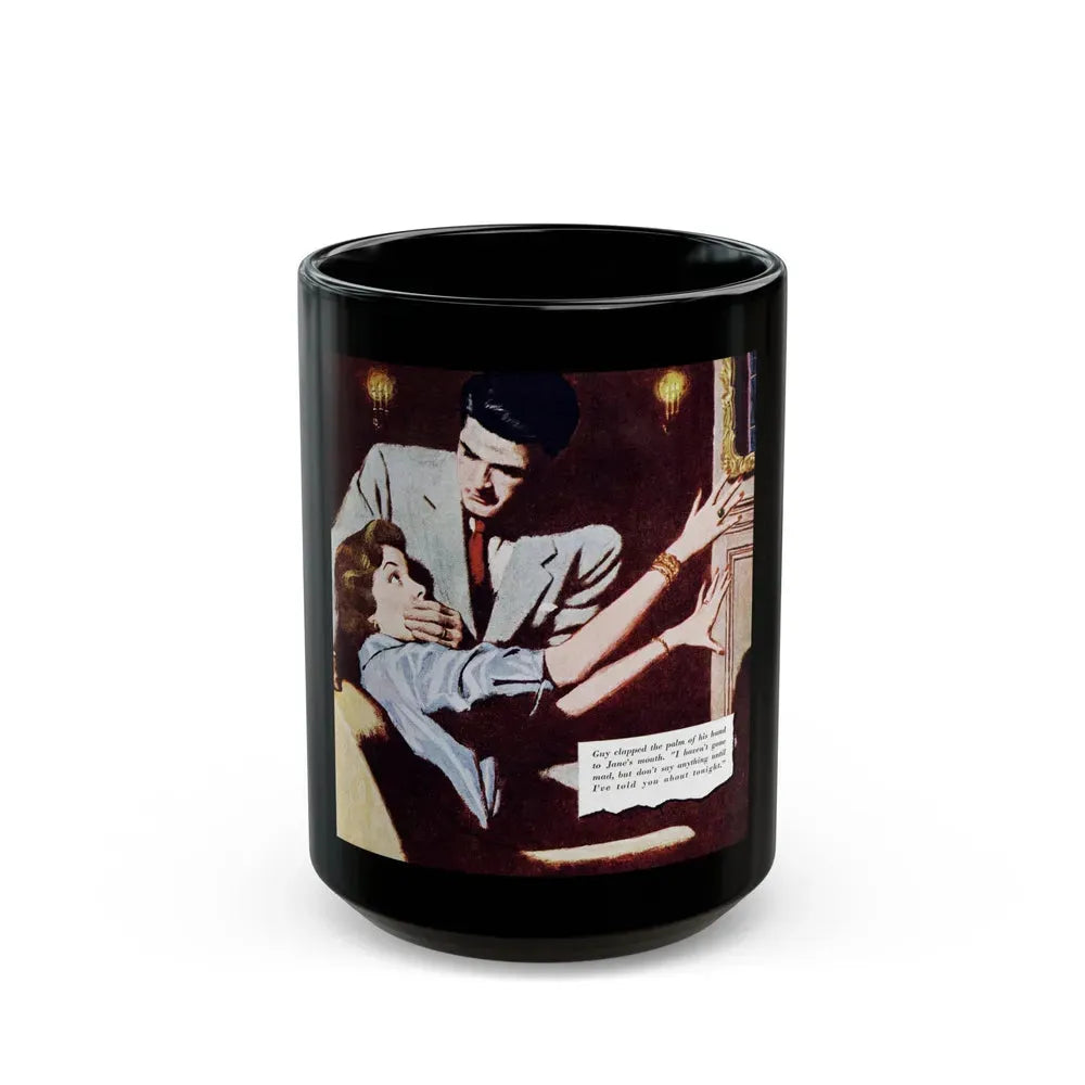 Game of Chance, Redbook, January 1953 - Black Coffee Mug 15oz - Go Mug Yourself