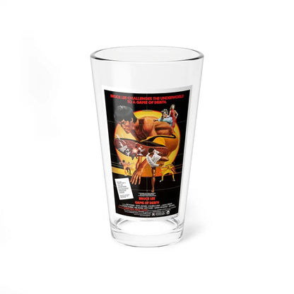 GAME OF DEATH 1978 Movie Poster - Pint Glass 16oz-16oz-Go Mug Yourself