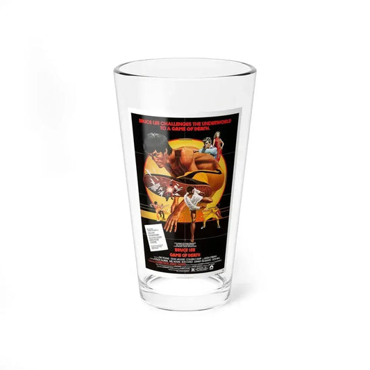 GAME OF DEATH 1978 Movie Poster - Pint Glass 16oz 16oz - Go Mug Yourself