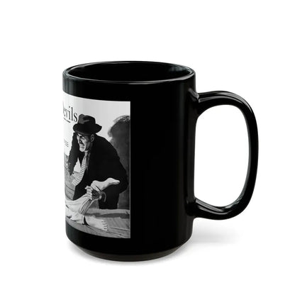 Game of Devils, Adam magazine, February 1961 - Black Coffee Mug - Go Mug Yourself