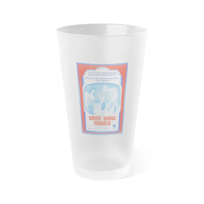 GAME SHOW MODELS 1977 Movie Poster - Frosted Pint Glass 16oz-16oz-Frosted-Go Mug Yourself