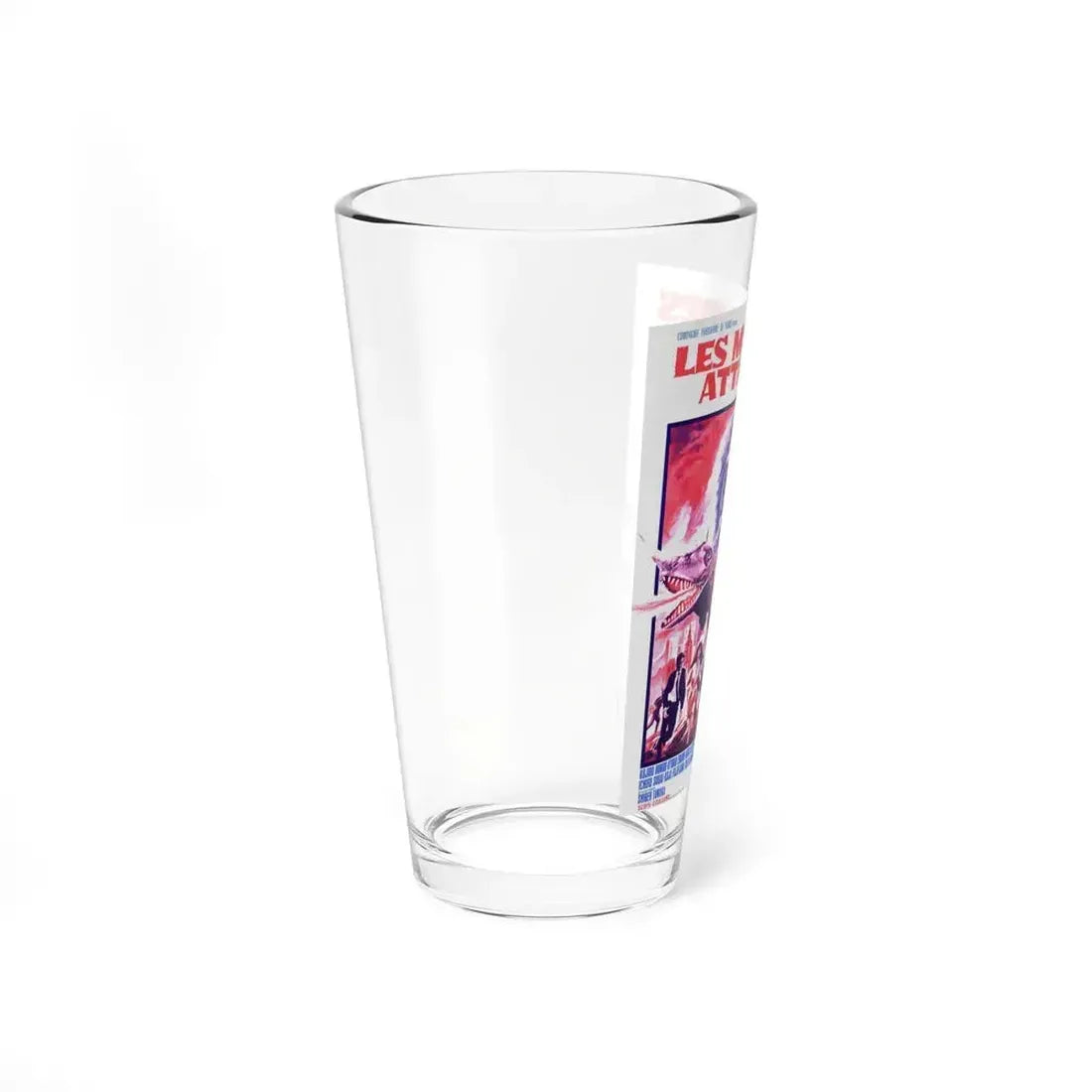 GAMERA VS BARUGON (FRENCH) 1966 Movie Poster - Pint Glass 16oz - Go Mug Yourself