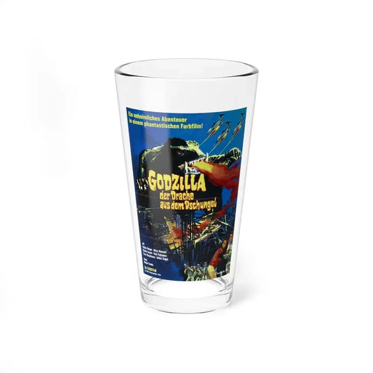 GAMERA VS BARUGON (GERMAN) 1966 Movie Poster - Pint Glass 16oz 16oz - Go Mug Yourself