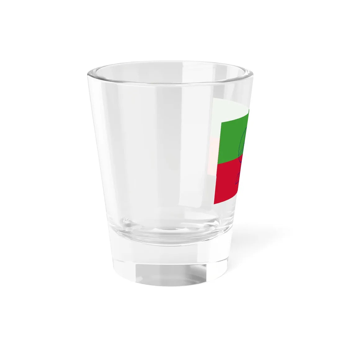 Gandhis Original Flag of India Proposal (India) Shot Glass 1.5oz - Go Mug Yourself