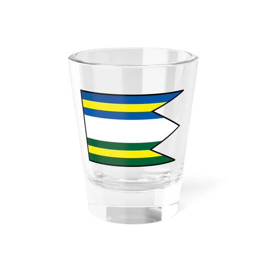 Ganovce Poprad Flag (Slovakia) Shot Glass 1.5oz 1.5oz - Go Mug Yourself