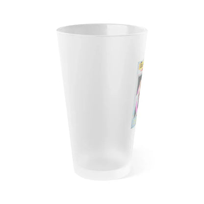 GARAGE GIRLS 1980 Movie Poster - Frosted Pint Glass 16oz - Go Mug Yourself