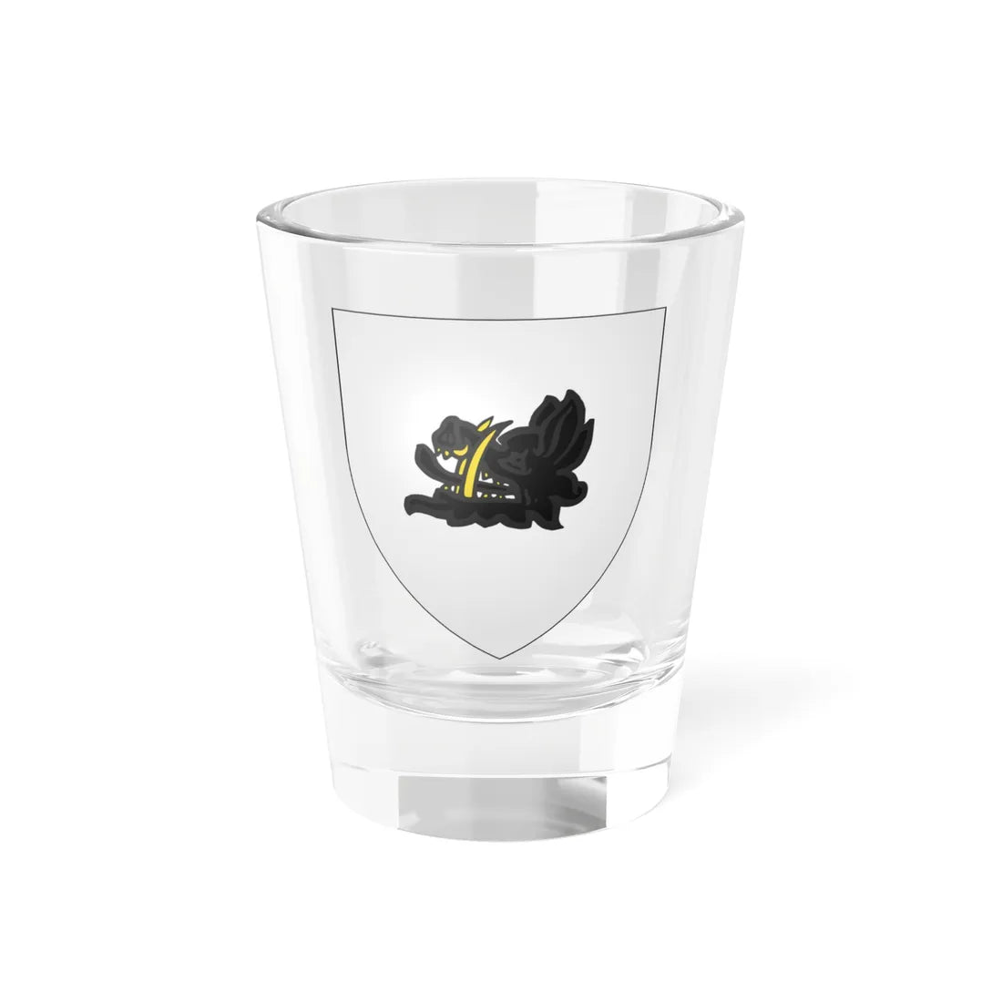 Garden of that Ilk arms (Scotland) (Coat of Arms) Shot Glass 1.5oz 1.5oz - Go Mug Yourself