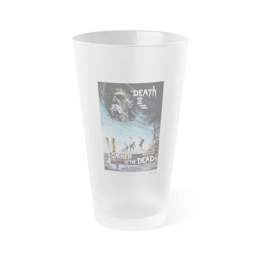 GARDEN OF THE DEAD 1972 Movie Poster - Frosted Pint Glass 16oz-16oz-Frosted-Go Mug Yourself