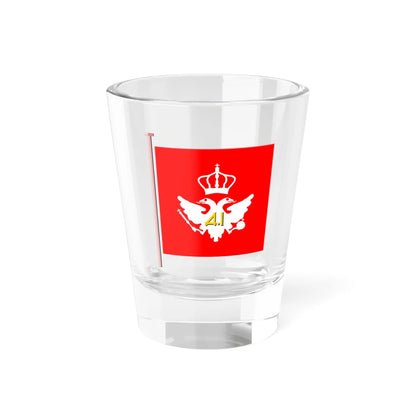 Gardijska zastava iz vremena knjaza Danila (Montenegro) Shot Glass 1.5oz 1.5oz - Go Mug Yourself